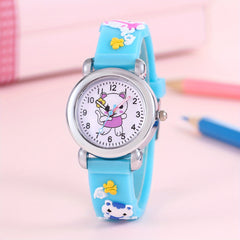 Silicone Kitten Pattern Watch for Girls