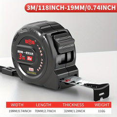 High Precision 10.1m Tape Measure Matte ABS Shell Metal Shaft