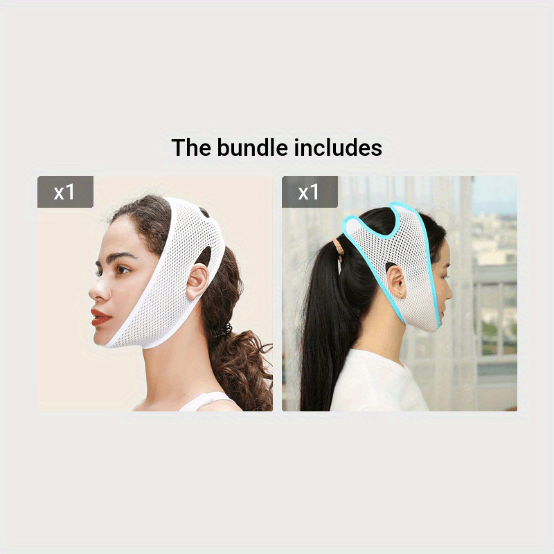Breathable V Face Cheek Lift Up Band Reduce Double Chin V Line Shaping Bandage
