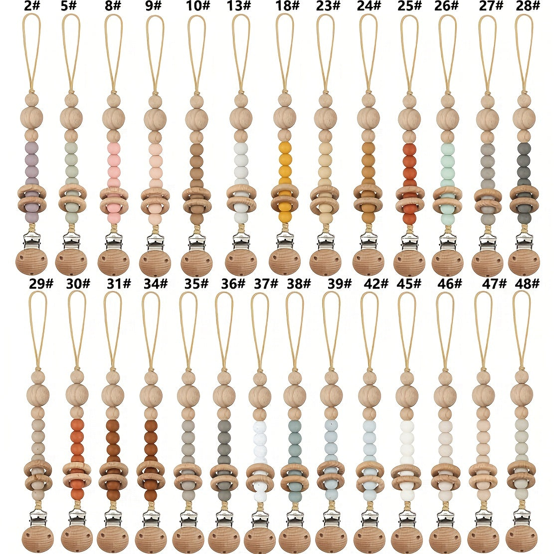 Infant Pacifier Chain for Babies and Toddlers