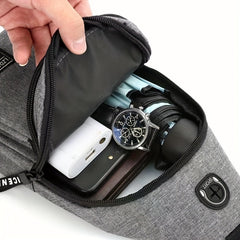 Men's Crossbody Chest Bag Sling Bag For Outdoor Sports Travel