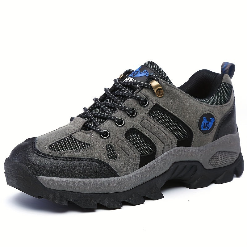 Men's Lace Up Hiking Shoes Non Slip Durable Outdoor Shoes