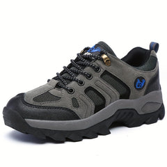 Men's Lace Up Hiking Shoes Non Slip Durable Outdoor Shoes
