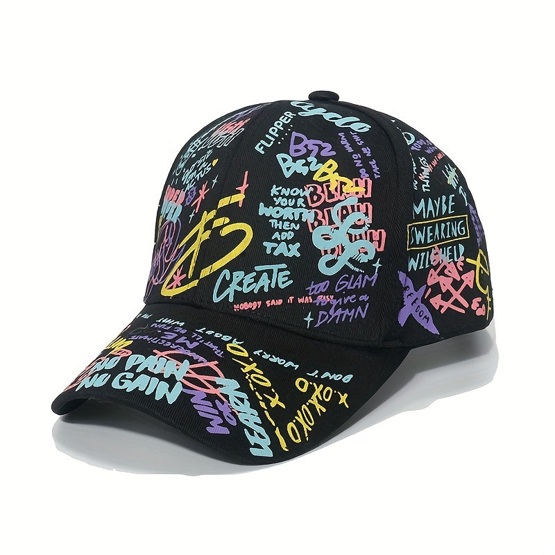 Street Graffiti Baseball Cap Hip Hop Sunshade Peaked Cap