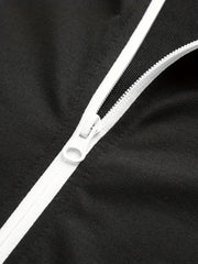 Men's Sports Suit Hooded Jacket & Pants for Gym Training