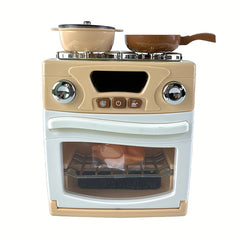 Kids Pretend Play Kitchen Set Oven Frying Pan Soup Pot Griddle Toy for Ages 3
