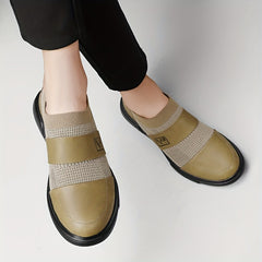 Men's Knitted Breathable Loafers Slip On Casual Shoes