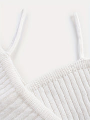 Sexy Cold Shoulder V Neck Sweater Top