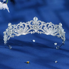 Crystal Wedding Headpiece Rhinestone Tiara Crown Bride Wedding Tiara