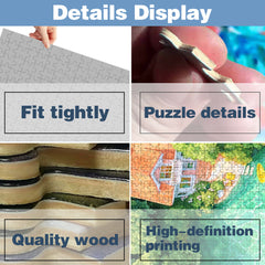 Miyazaki's Fish Tank Wooden Puzzle - 500pcs and 1000pcs