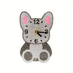 DIY Diamond Painting Clock Kit 18x11in Acrylic Material for Beginners