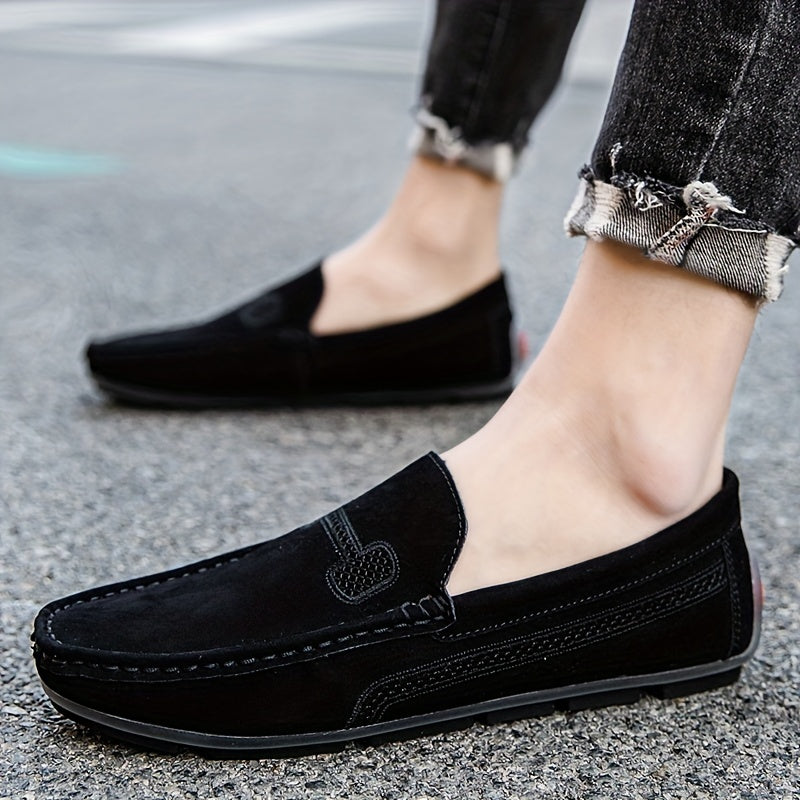 Men's Suede Loafer Slip-On Sneakers