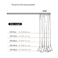 Blackout Curtains with Self Stick Rodless and Lace Sheer Tieback
