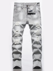 Boys Ripped Jeans Distressed Denim Pants Kids Clothes