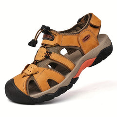 Men's Closed Toe Anti Collision Sandals Summer Beach Shoes