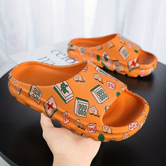 Men's Cloud Slides Lightweight Non Slip Slippers Indoor Outdoor Shower Bathroom