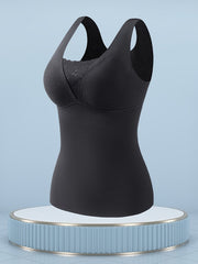 Lace Thermal Underwear Sleeveless Top Soft & Comfortable Women's Lingerie