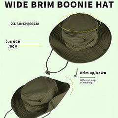 Boonie Hat UV Protection Hiking Beach Fishing Summer Safari Military & More