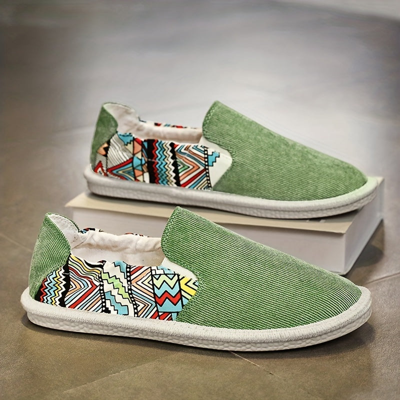 Men's Slip On Canvas Shoes Non Slip Sneakers