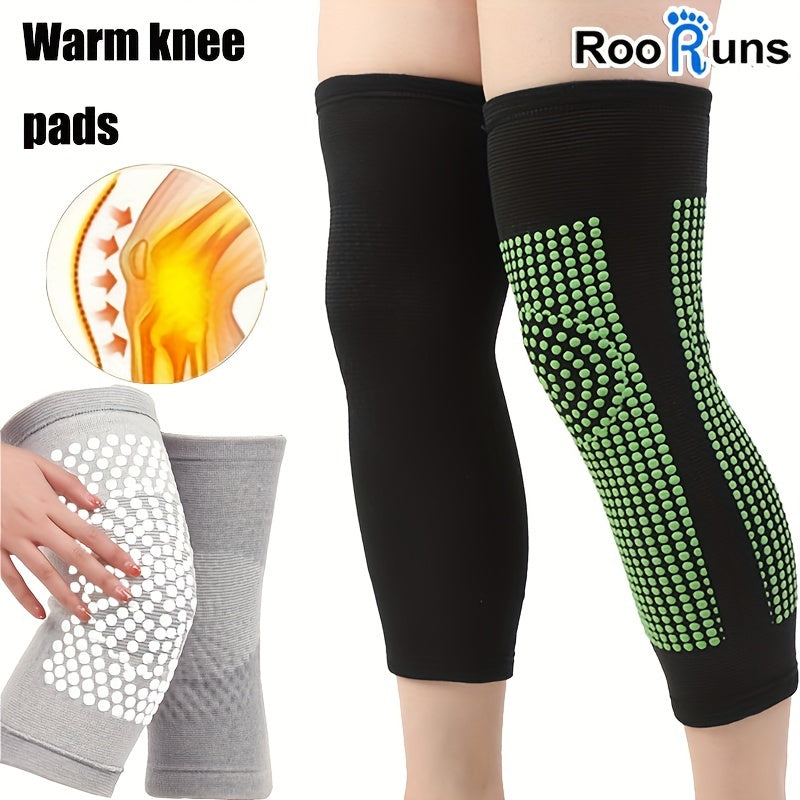 RooRuns Winter Warm Wormwood Knee Pads Leg Warmer for Men and Women