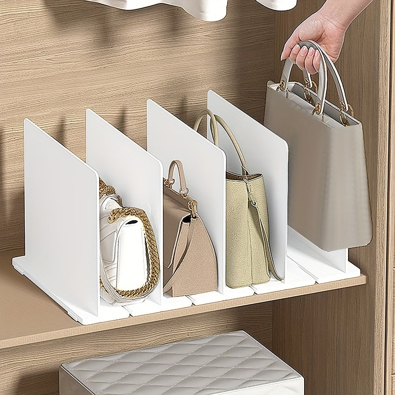 Bag Storage Divider Wardrobe Display Storage Partition Layered Shelf