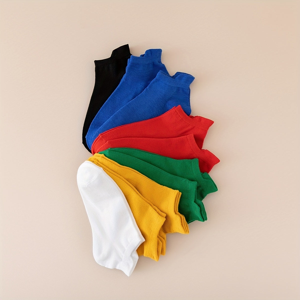 10 Pairs Lightweight Low Cut Ankle Socks Women's Stockings