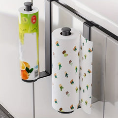 Under Cabinet Kitchen Tissue Rack Metal Roll Holder