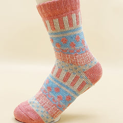 Men's Thick Fleece Socks for Winter, 5 Pairs