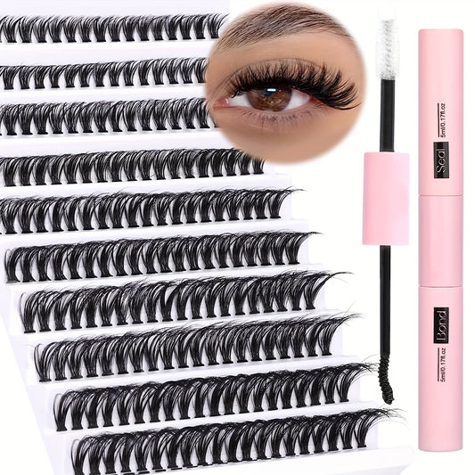 200pcs DIY Lash Extension Kit for Professional Looking Lashes
