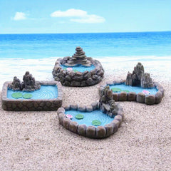Fairy Tale Garden Mini Pond Decoration Set