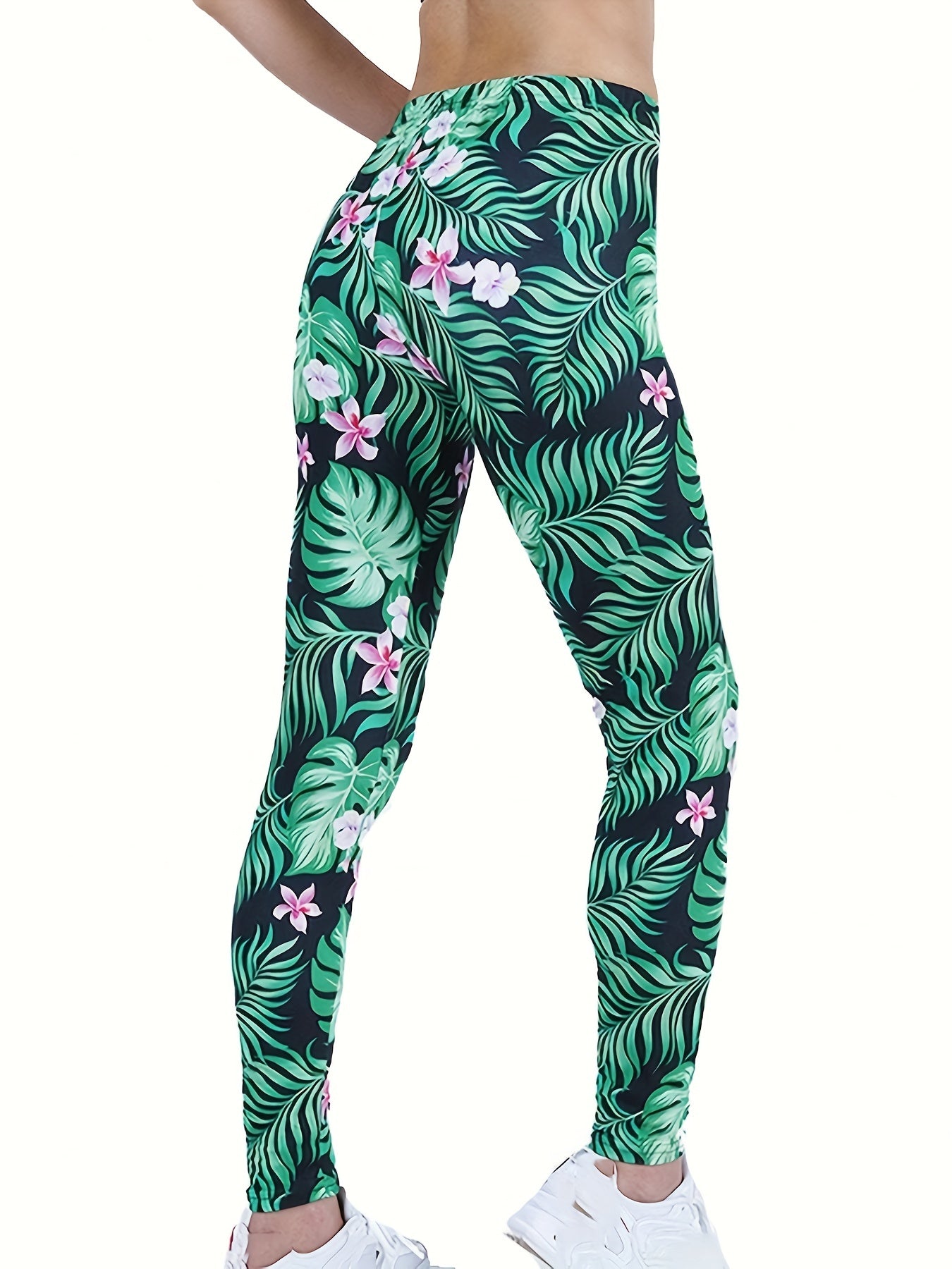 Sexy Camo Print Leggings High Waist Slim Fit Bottoms