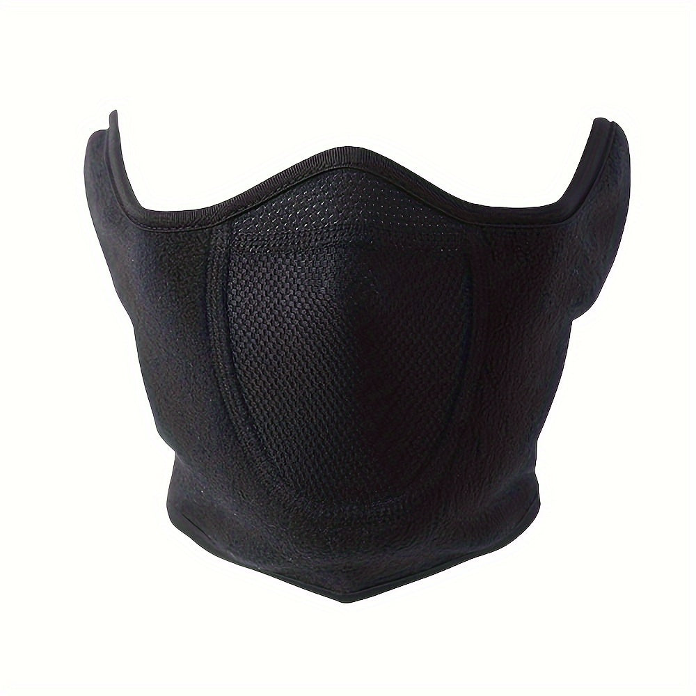 Winter Fleece Neck Warmer and Face Mask for Running Skiing Cycling