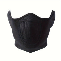 Winter Fleece Neck Warmer and Face Mask for Running Skiing Cycling