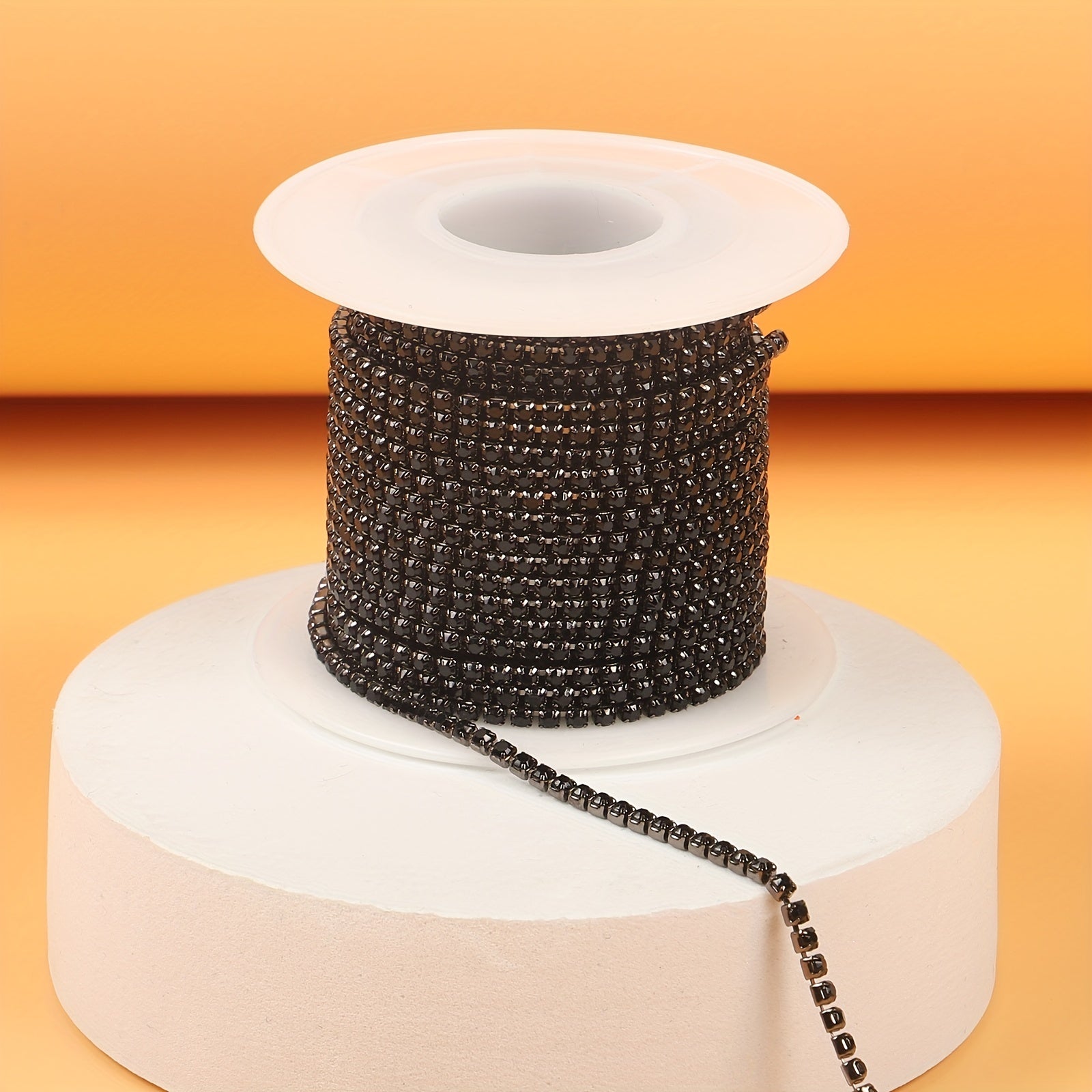 2mm 450cm Rhinestone Chain For Clothing Shoes Hats Bags Jewelry DIY