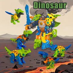 DIY Dinosaur Toy Building Blocks for Kids Mini Model Kit Educa