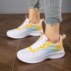 Women's Gradient Running Shoes Soft Comfort Non Slip Sneakers