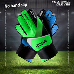 1pair Goalkeeper Gloves Latex Sticky Non slip Gloves Goalkeeper Football Gloves