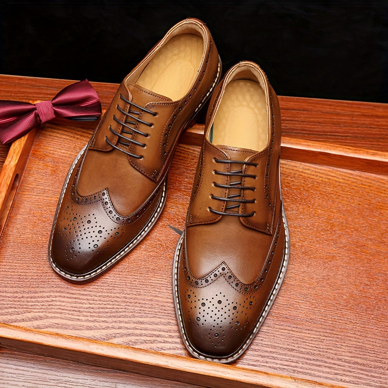 Boys Low Top Lace Up Oxford Shoes Soft Bottom Non Slip Dress Shoes