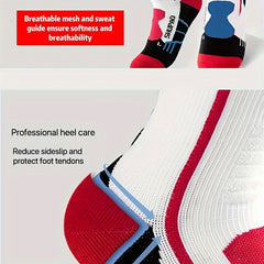 Non Slip Deodorant Basketball Socks Thick Padded Sweat-absorbing Sport Socks