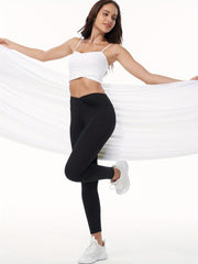 Women's High Waist Yoga Leggings Elastic Fitness Pants