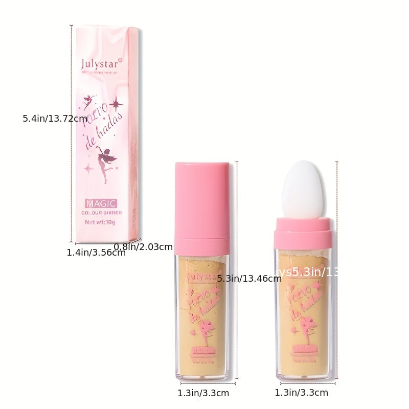 3 Shimmer & Pearly Powder Stick for Body & Hair & Face