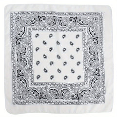 Paisley Bandana Hiphop Silk Scarf Shawl Wrap Head Wrap Bag Handle Charm Gift