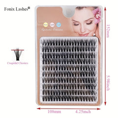40D Lash Clusters 0.07D 200 Clusters False Eyelashes DIY Extensions