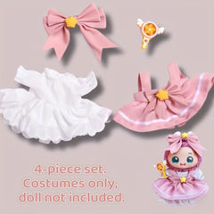 Cute Doll Clothing Accessories Set for 6-9 inch Dolls - Birthday Gift