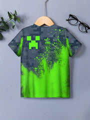 Teens 3D Geo Print Sweatshirt Street Wear Clothes