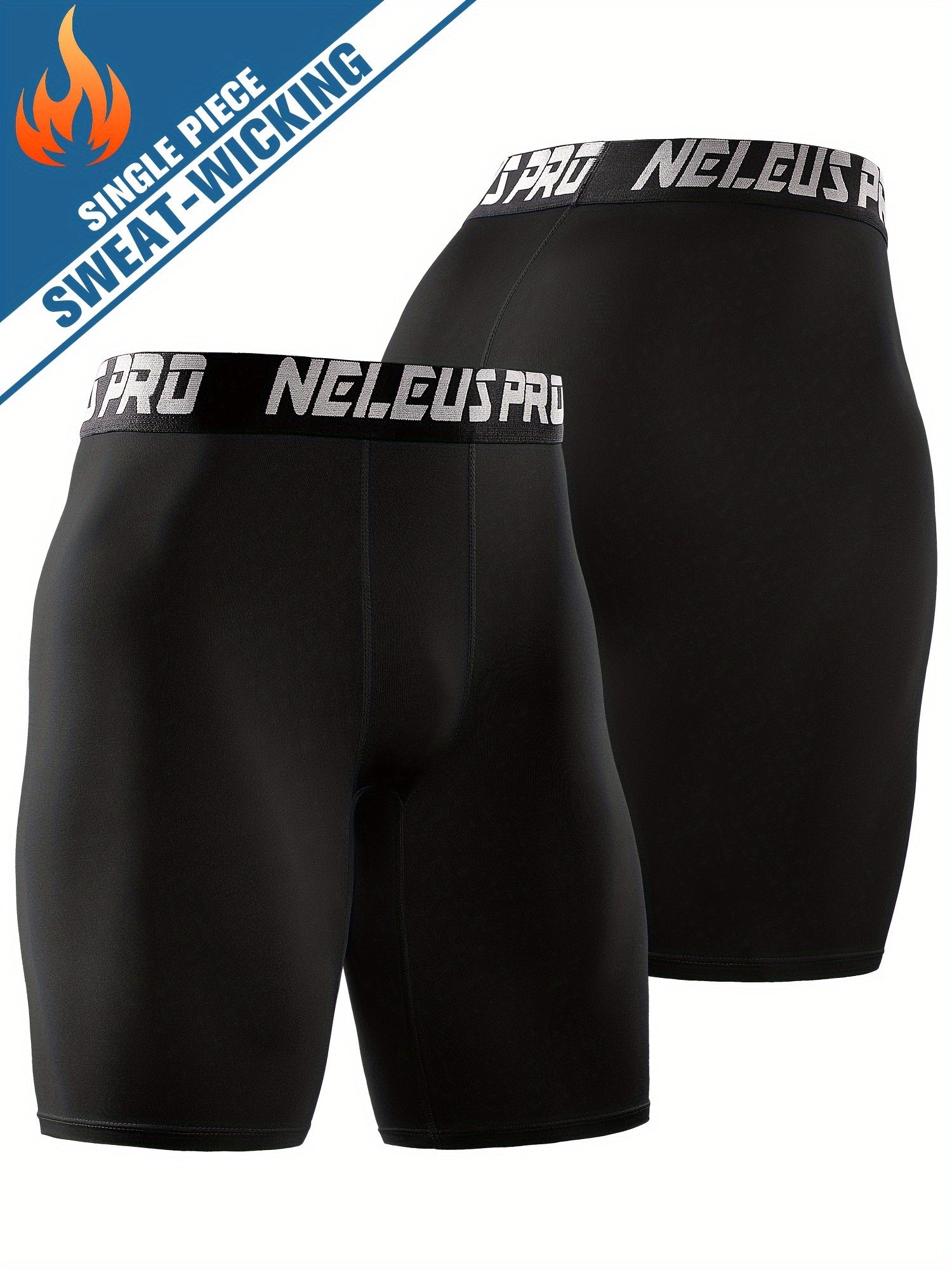 Men's Breathable Compression Shorts Quick Drying Fitness Pants