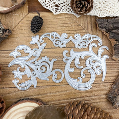 3pcs Retro Lace Flower Metal Cutting Dies Set for DIY Scrapbooking