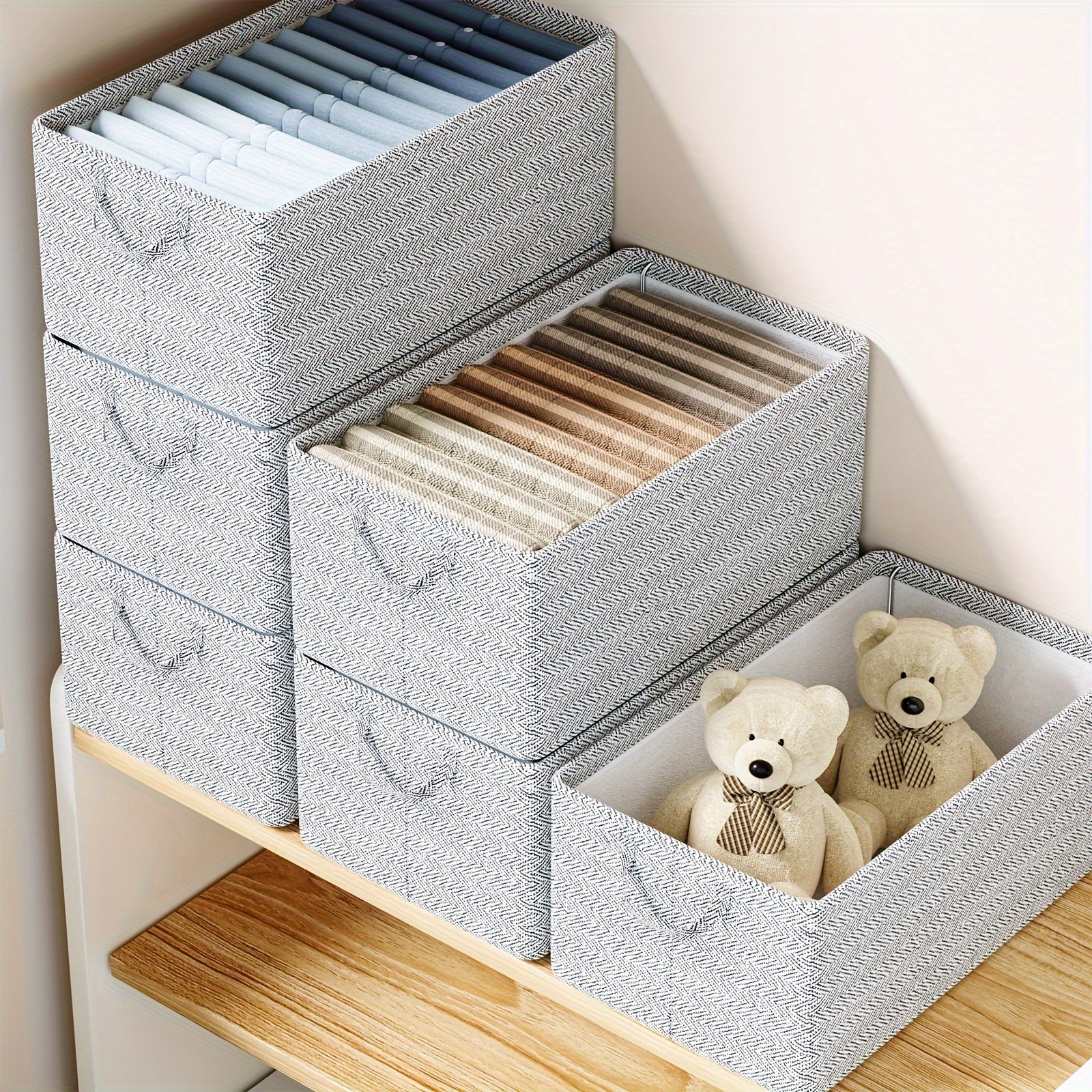 Clothes Drawer Storage Box Non Woven Fabric Organizer
