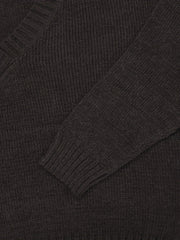V Neck Sweater Solid Knitted Long Sleeve Pullover Jumper