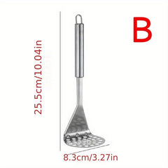 Stainless Steel Potato Masher with Non Slip Handle